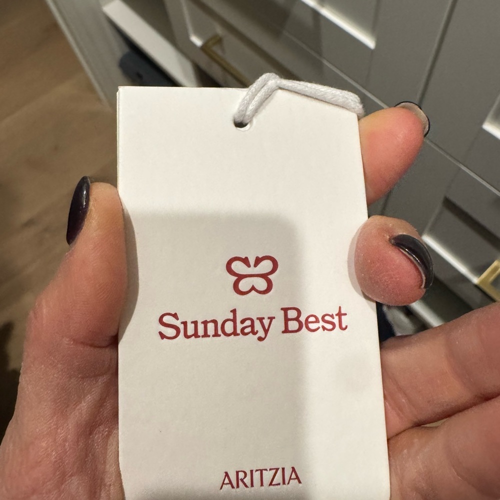 Aritzia Sunday Best Taylor Navy Cable Knit Cardigan - Picture 5 of 5